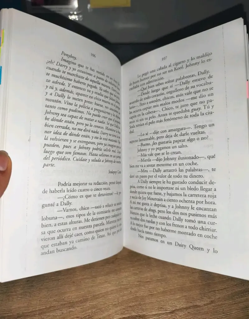 Libro Rebeldes de Susan E. Hinton - 3