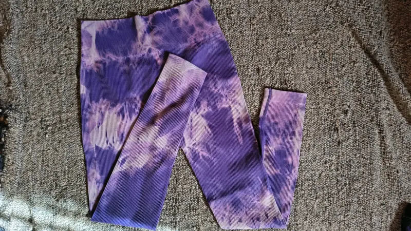 Calzas push up tie-dye moradas L/XL - 2