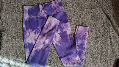Calzas push up tie-dye moradas L/XL - miniatura 2