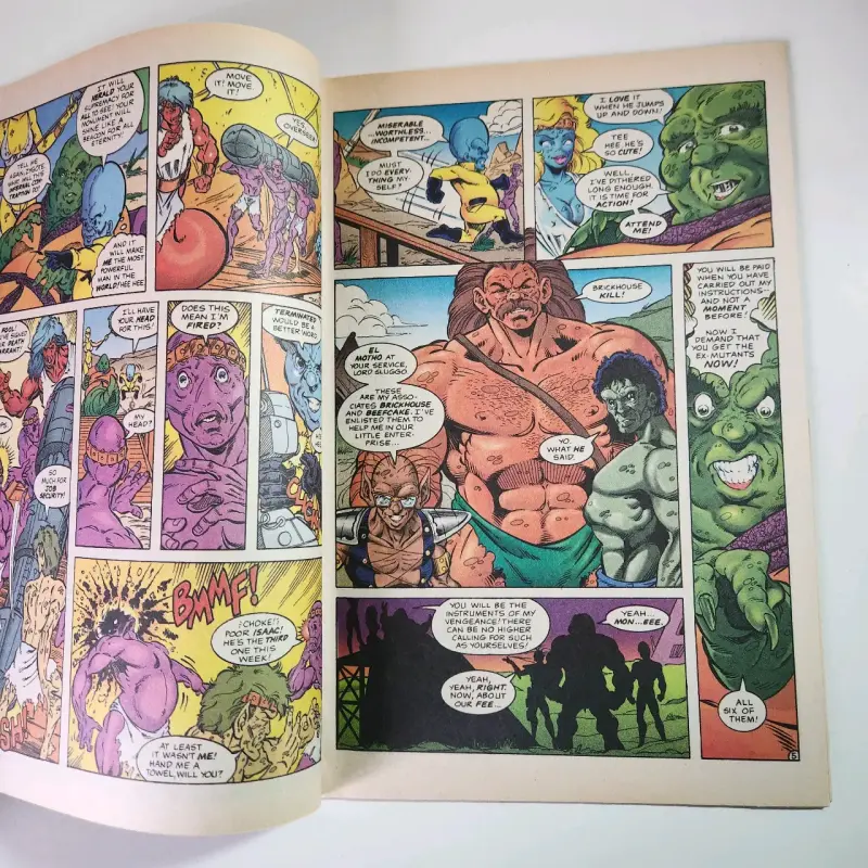 Cómic Ex-Mutants Número 2 Malibu Comics - 3