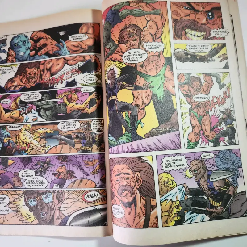 Cómic Ex-Mutants Número 2 Malibu Comics - 5