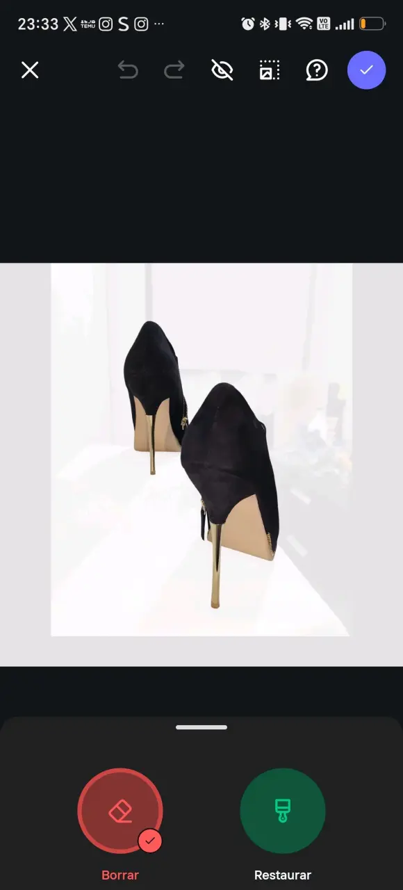 Botines de tacón alto negro - 2