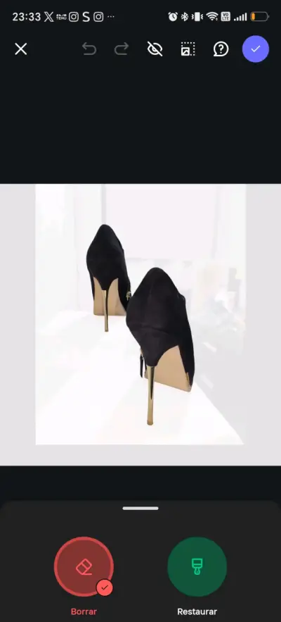 Botines de tacón alto negro - miniatura 2