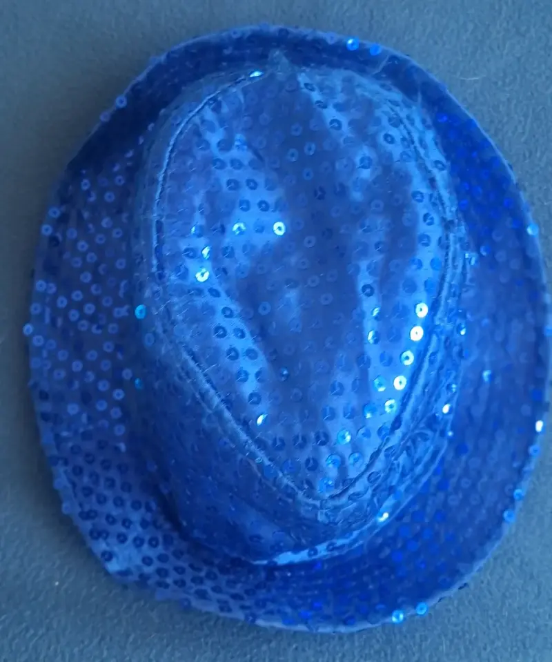 Sombrero azul brillante - 1