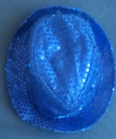 Sombrero azul brillante - miniatura 1