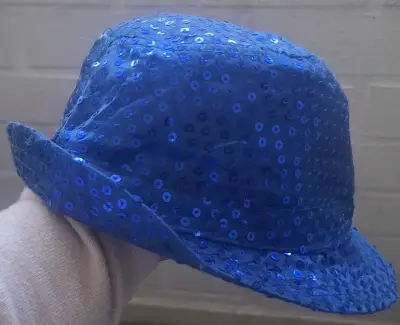 Sombrero azul brillante - miniatura 2