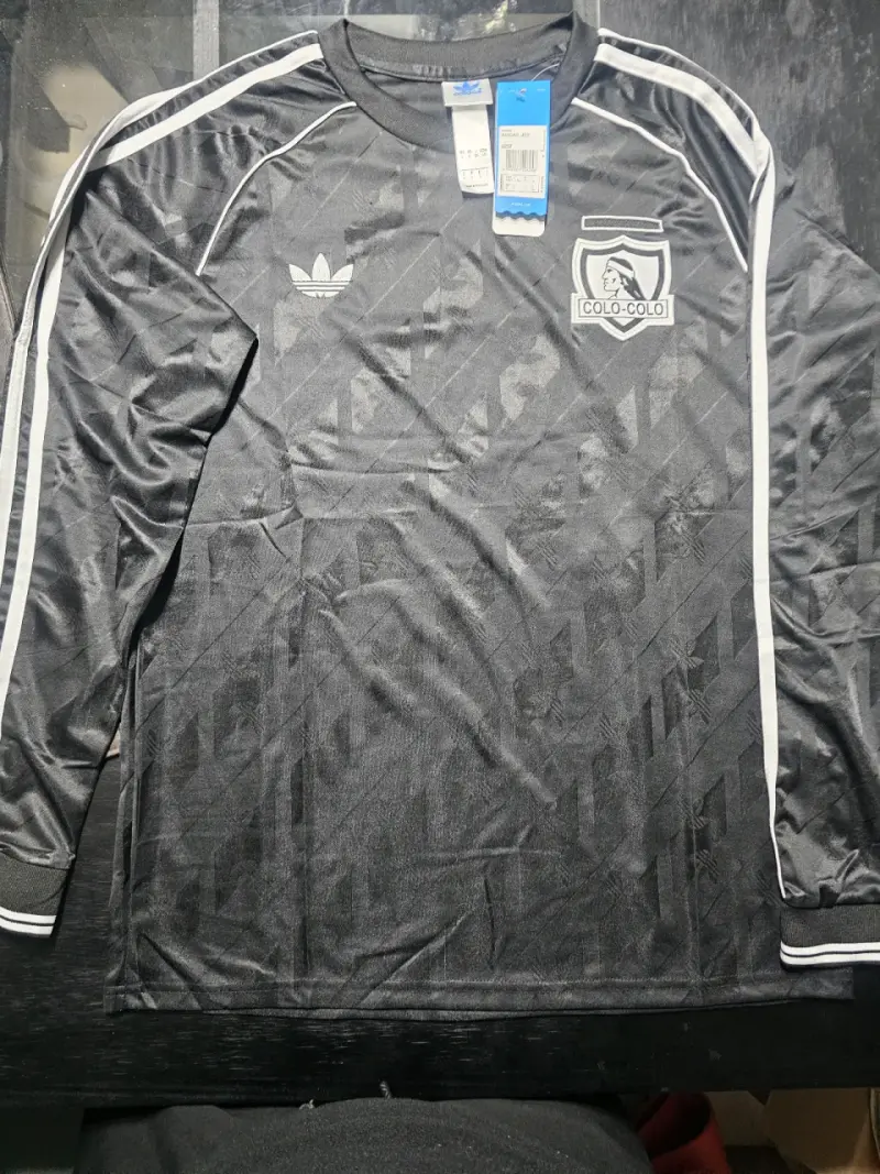 Camiseta Adidas Colo-Colo Negra Manga Larga - 1