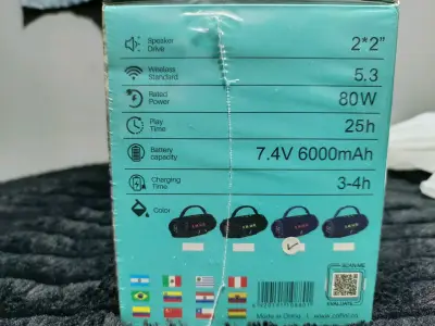 Parlante Bluetooth Portátil Lidimi 80W - miniatura 8