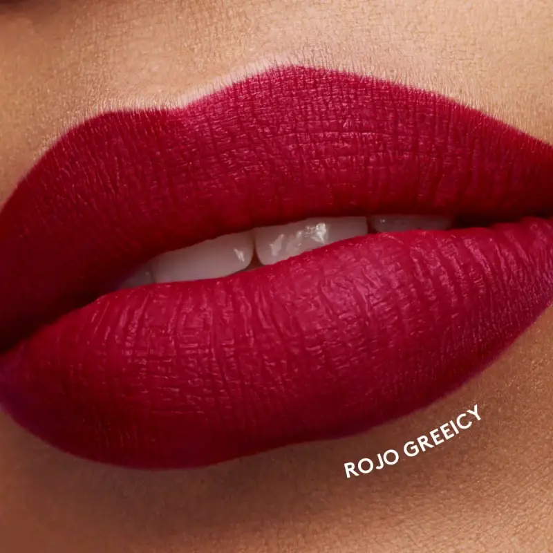 Labial Líquido Mate 24H Rojo Greeicy - 4