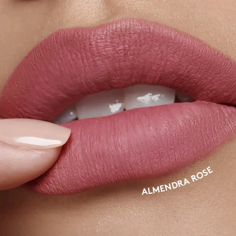 Labial Líquido Mate 24H Almendra Rose - 4