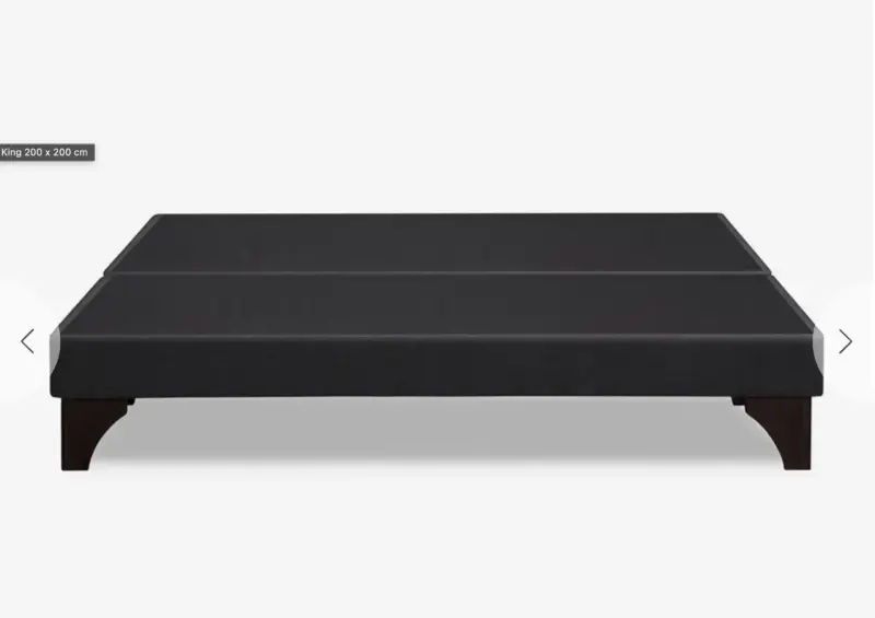 Base Black Super King 200 x 200 cm - 1