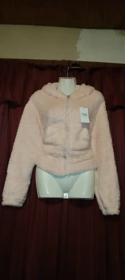 Chaqueta de felpa con capucha en varios colores - miniatura 2