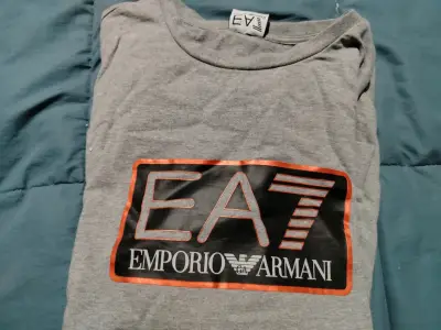 Polera gris EA7 Emporio Armani para hombre - miniatura 1