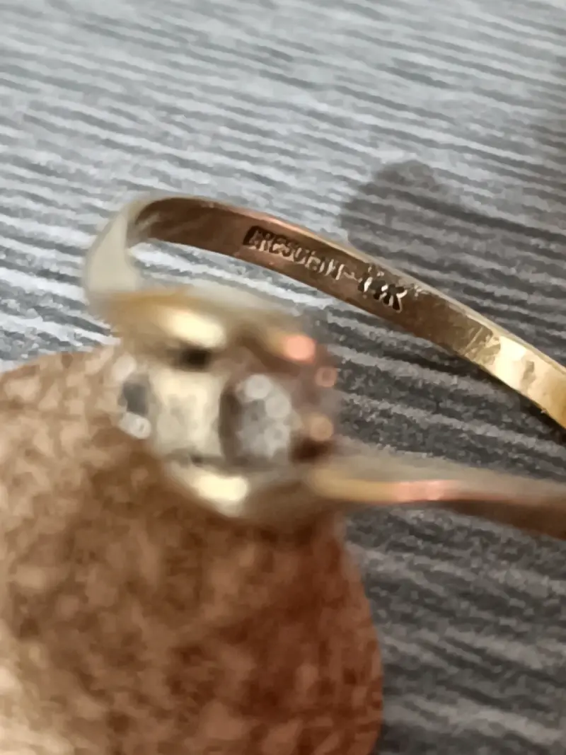 Anillo de oro 14k joyería americana - 3