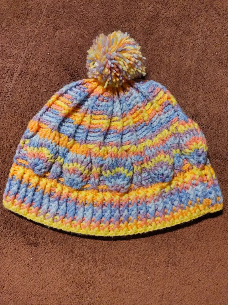 Gorro tejido a crochet - 2