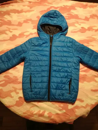 Chaqueta de Niño Azul con Capucha - miniatura 1