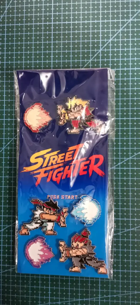 Set de pines Street Fighter retro