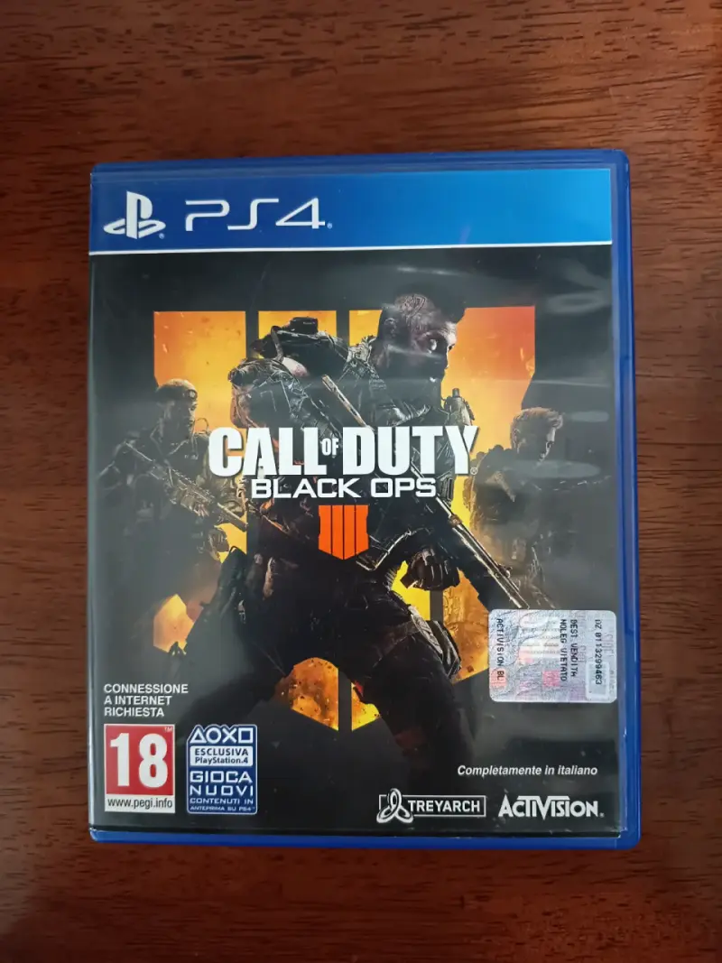 Juego PS4 Call of Duty Black Ops 4