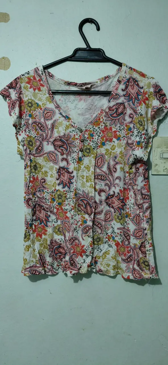 Blusa estampada floral para mujer - 1
