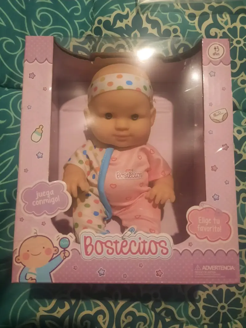 Muñeca Bostécitos para niños +3 años
