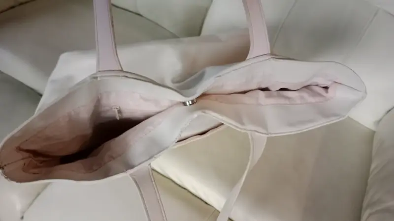 Bolso tote blanco Ralph Lauren con bolsillo frontal - 4