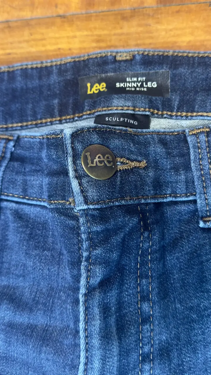 Jeans Lee Sculpting Skinny Azul Oscuro Talla 42 - 2