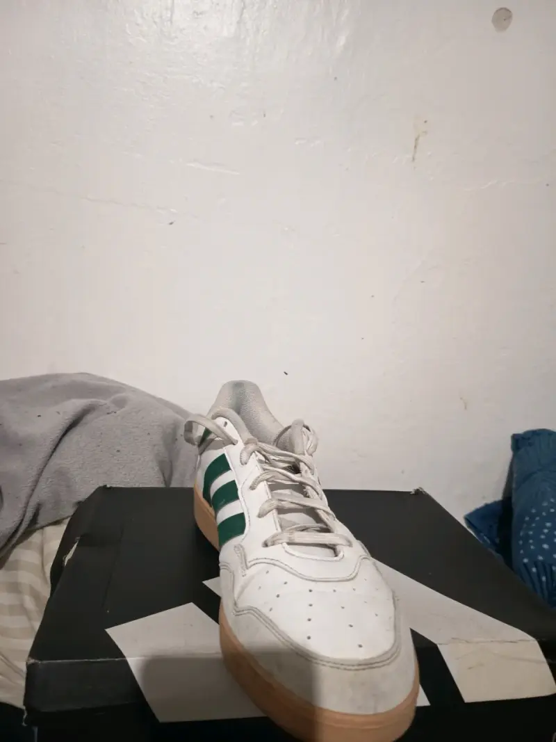 Zapatillas deportivas blancas y verdes para hombre - 3