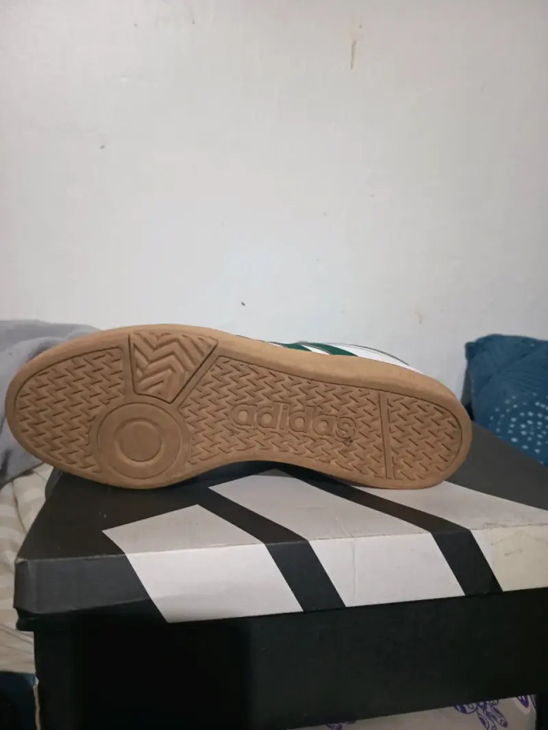 Zapatillas deportivas blancas y verdes para hombre - 5