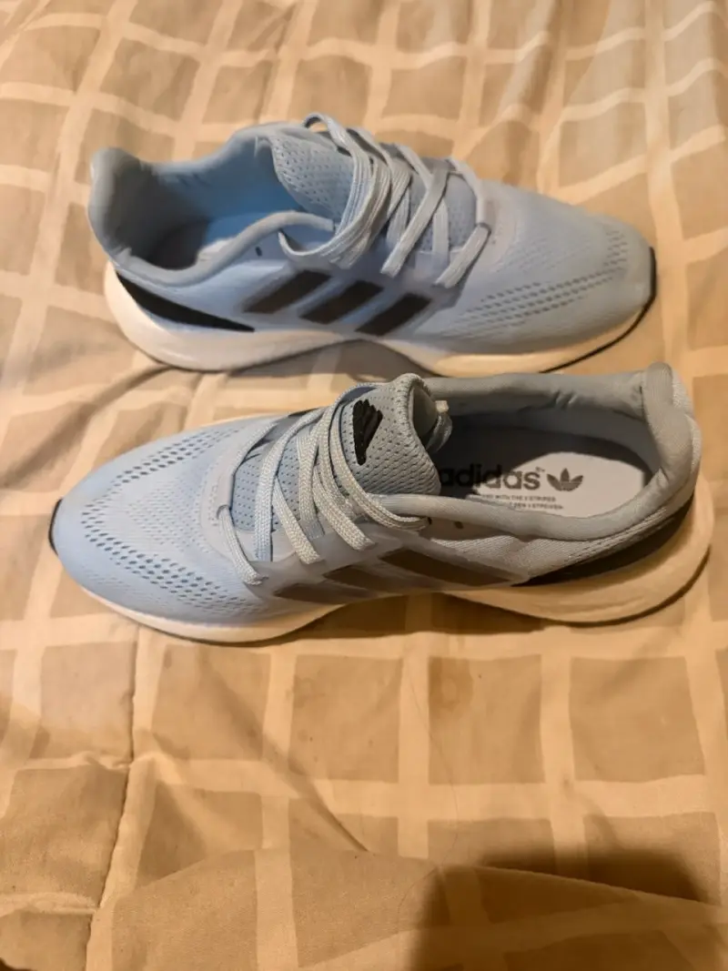 Zapatillas running Adidas azul claro - 2