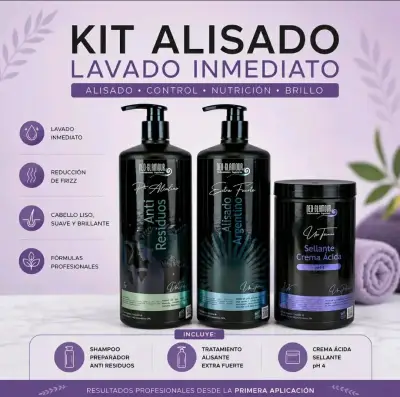 Kit Alisado Lavado Inmediato ✨ - miniatura 1
