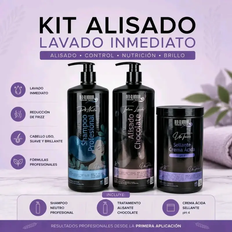 Kit Alisado Lavado Inmediato ✨ - 2