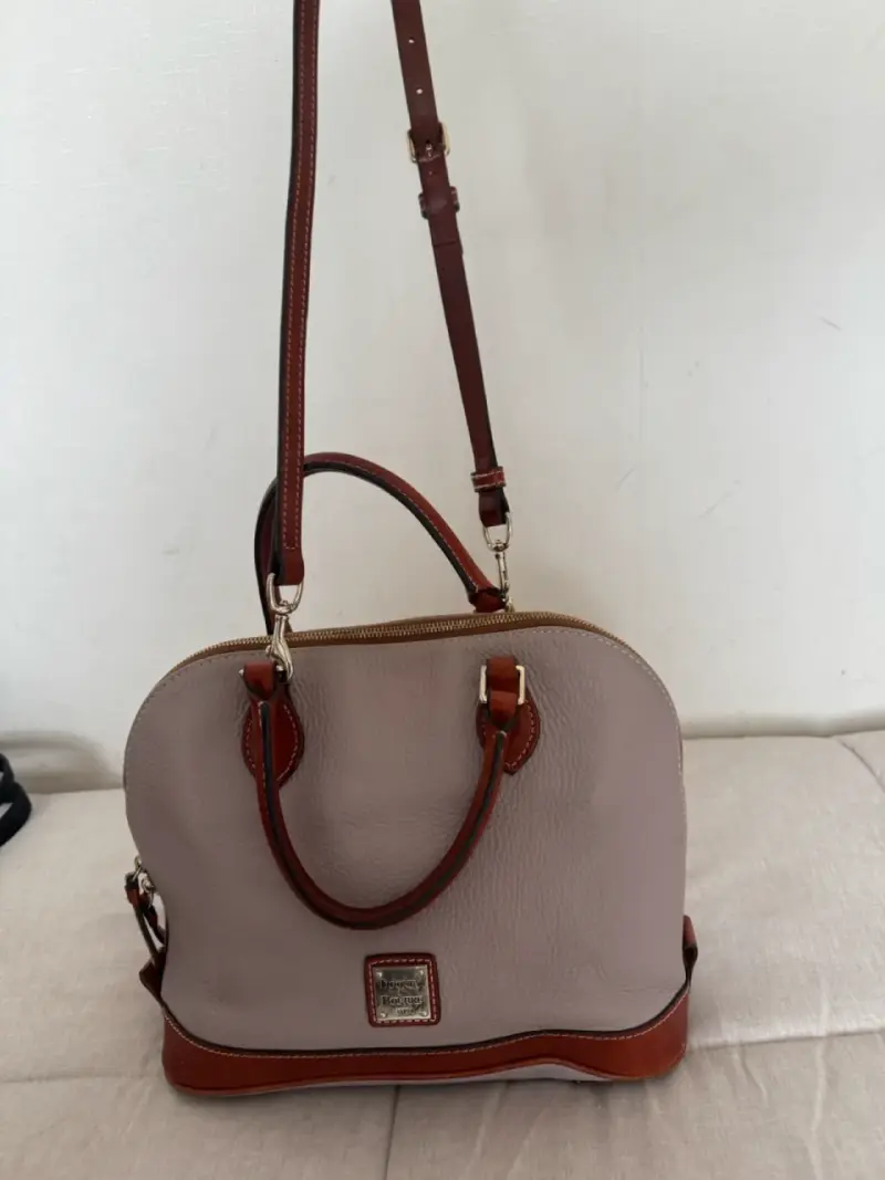 Bolso de cuero Dooney & Bourke beige y marrón - 2