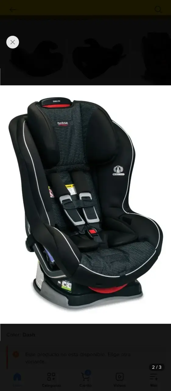 Silla de Auto Convertible Britax Emblem Dash - 3