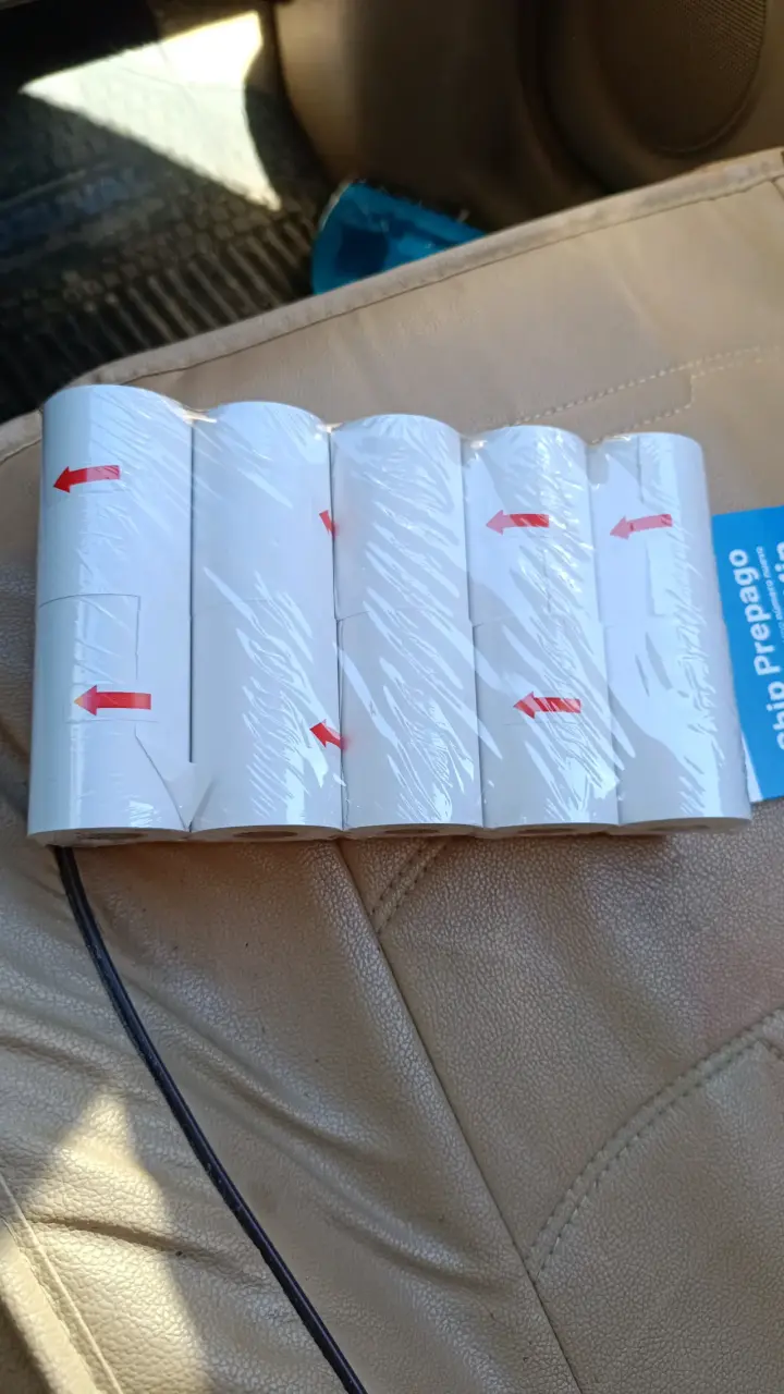 Rollo de papel térmico para impresora