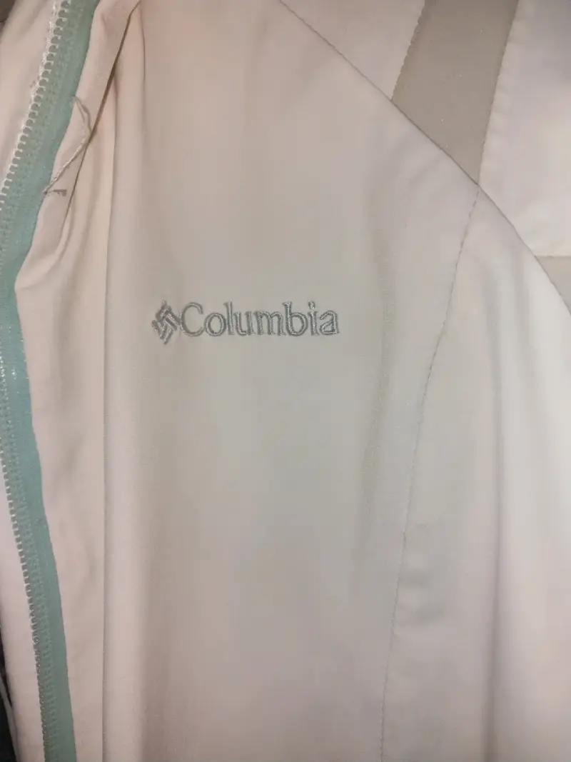 Chaqueta Columbia impermeable blanca para mujer - 2