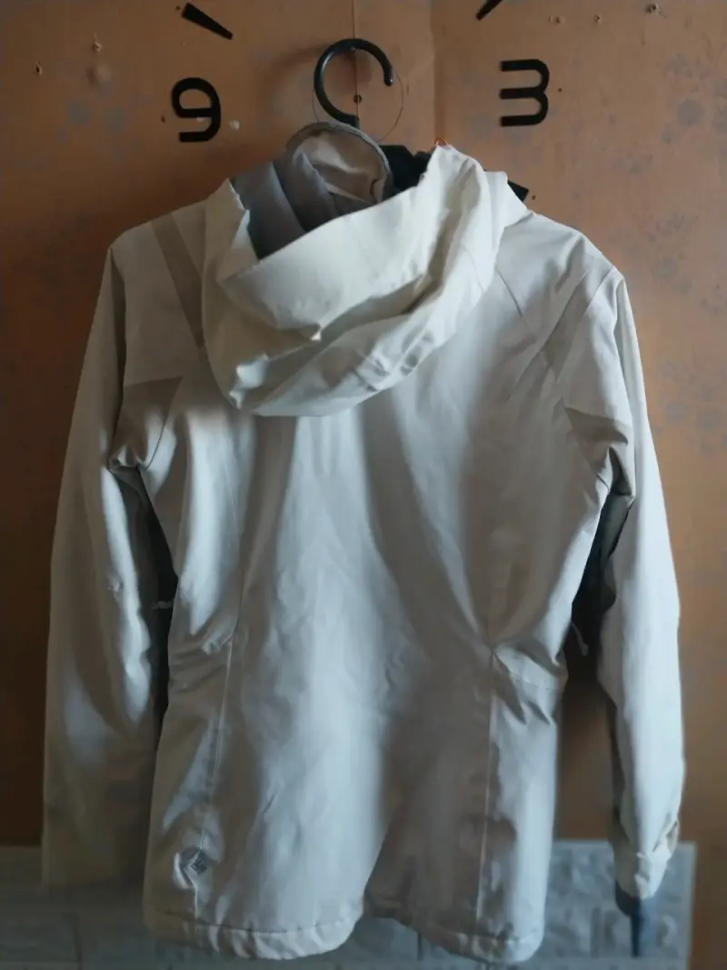 Chaqueta impermeable Columbia blanca para mujer - 2