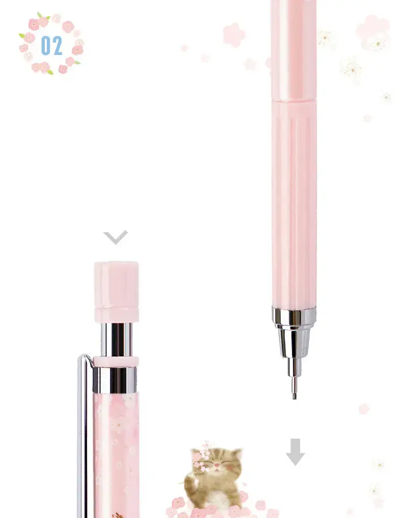 Set de Lápices Mecánicos Deli Sakura 0.5mm - 5