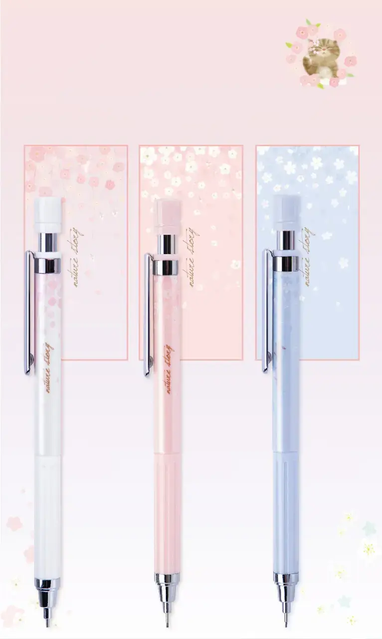 Set de Lápices Mecánicos Deli Sakura 0.5mm - 6