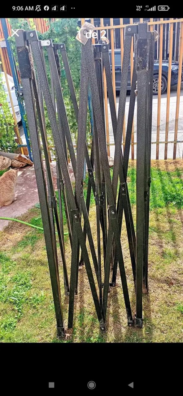 Estructura metálica plegable para eventos