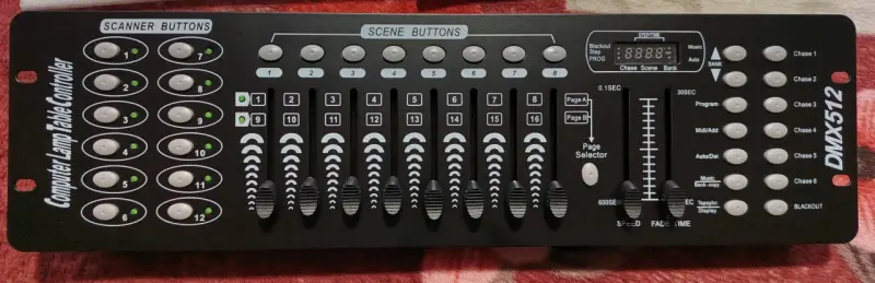 Controlador de Luces Disco 192 DMX512 - 3