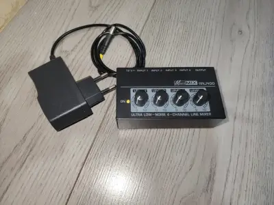 Mezclador de Línea de 4 Canales Ultra Bajo Ruido - miniatura 1