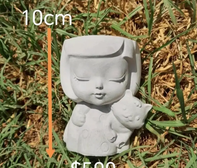 Macetero decorativo de silicona rosa - 2