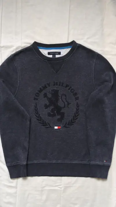 Polerón Tommy Hilfiger gris - miniatura 1
