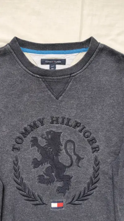 Polerón Tommy Hilfiger gris - miniatura 2