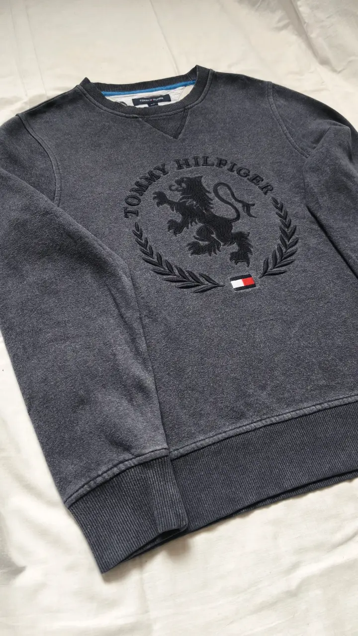 Polerón Tommy Hilfiger gris - 4