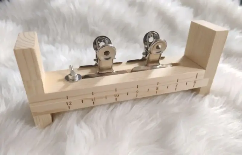 Telar para pulseras de madera ajustable - 2