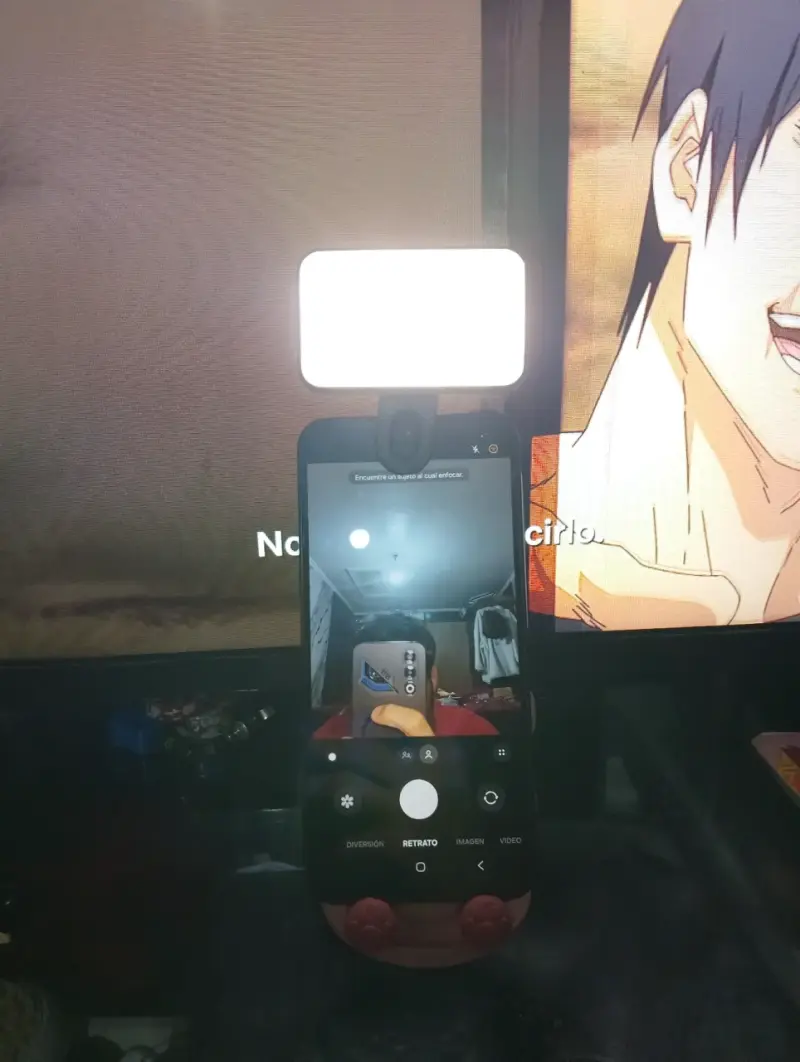 Luz LED portátil para selfies con clip - 6
