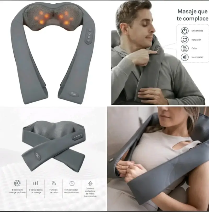 Masajeador de cuello y hombros con calor OZÜ - 2