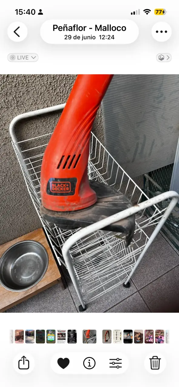 Cortadora de césped Black & Decker eléctrica roja - 2