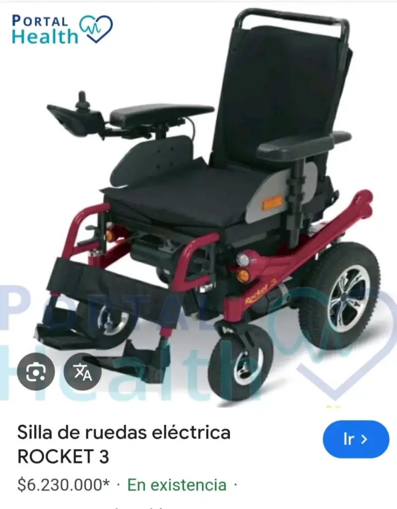 Silla de ruedas eléctrica plegable Rocket 3 - 5